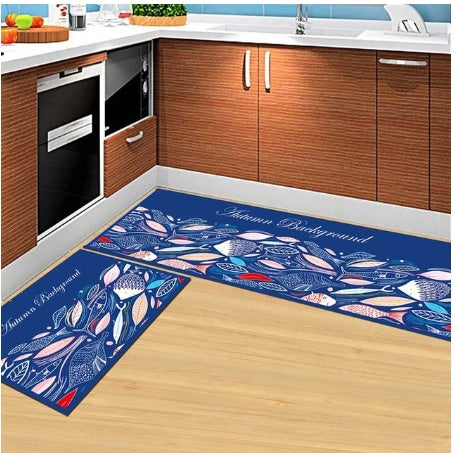 Non-Slip Washable Floor Mat – Oil-Proof Household Rug for Bathroom, Kitchen & Entryway