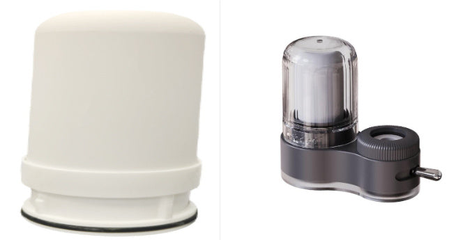 Kitchen Faucet Water Purifier with Chlorine Removal – ABS Filtration System, White