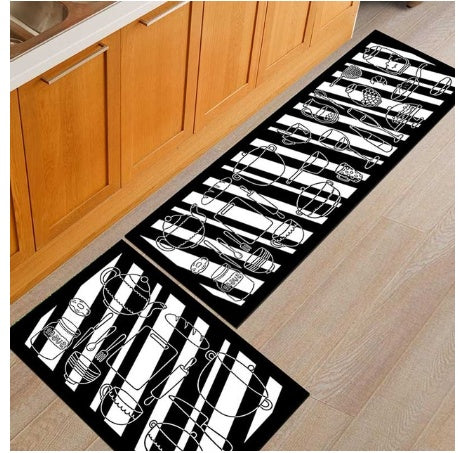 Non-Slip Washable Floor Mat – Oil-Proof Household Rug for Bathroom, Kitchen & Entryway