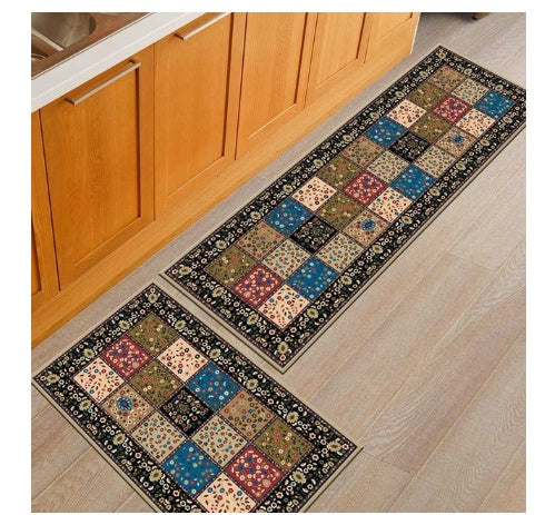 Non-Slip Washable Floor Mat – Oil-Proof Household Rug for Bathroom, Kitchen & Entryway