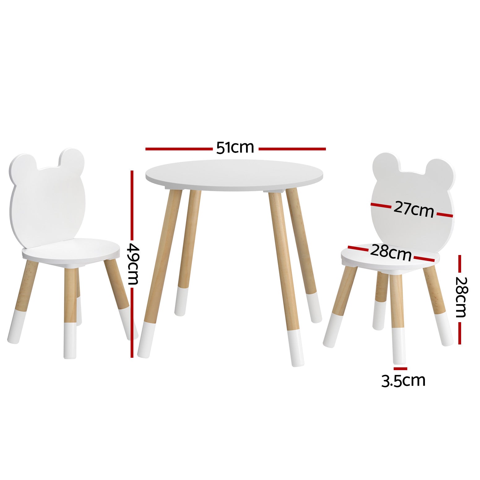 Kids Table and Chair Set