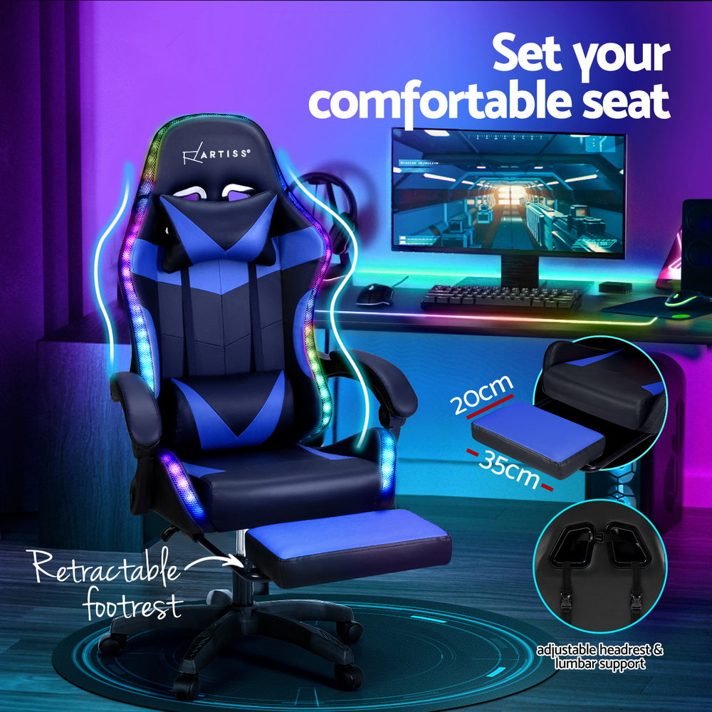 6-Point Massage Gaming Office Chair