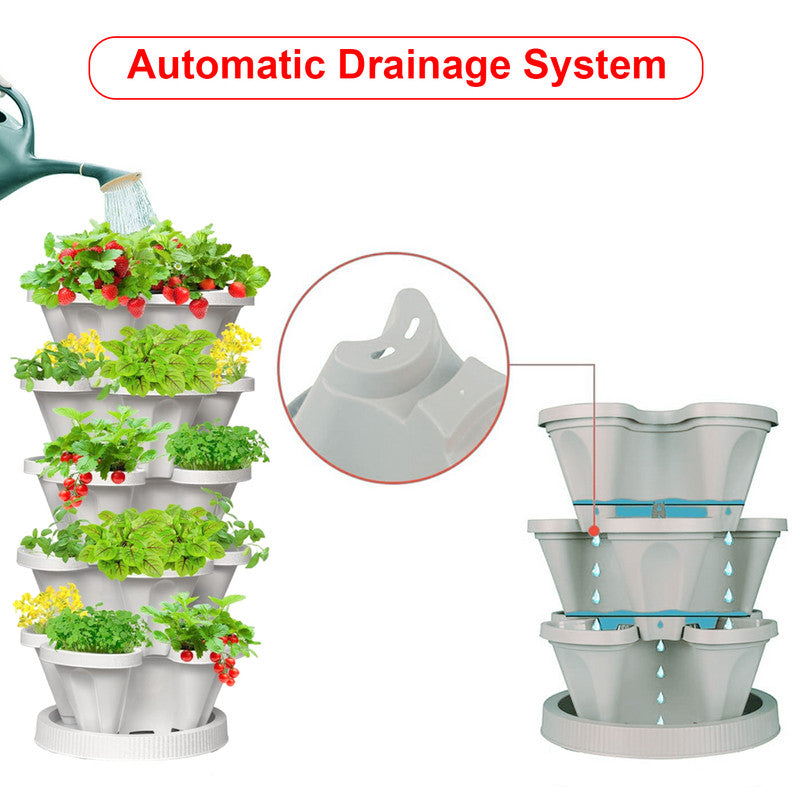 Hivvago 5-Tier Vertical Garden Planter
