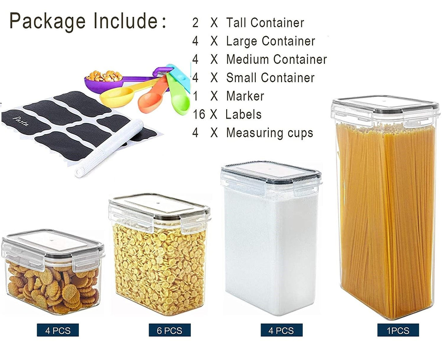 14-Piece Airtight Food Storage Container Set