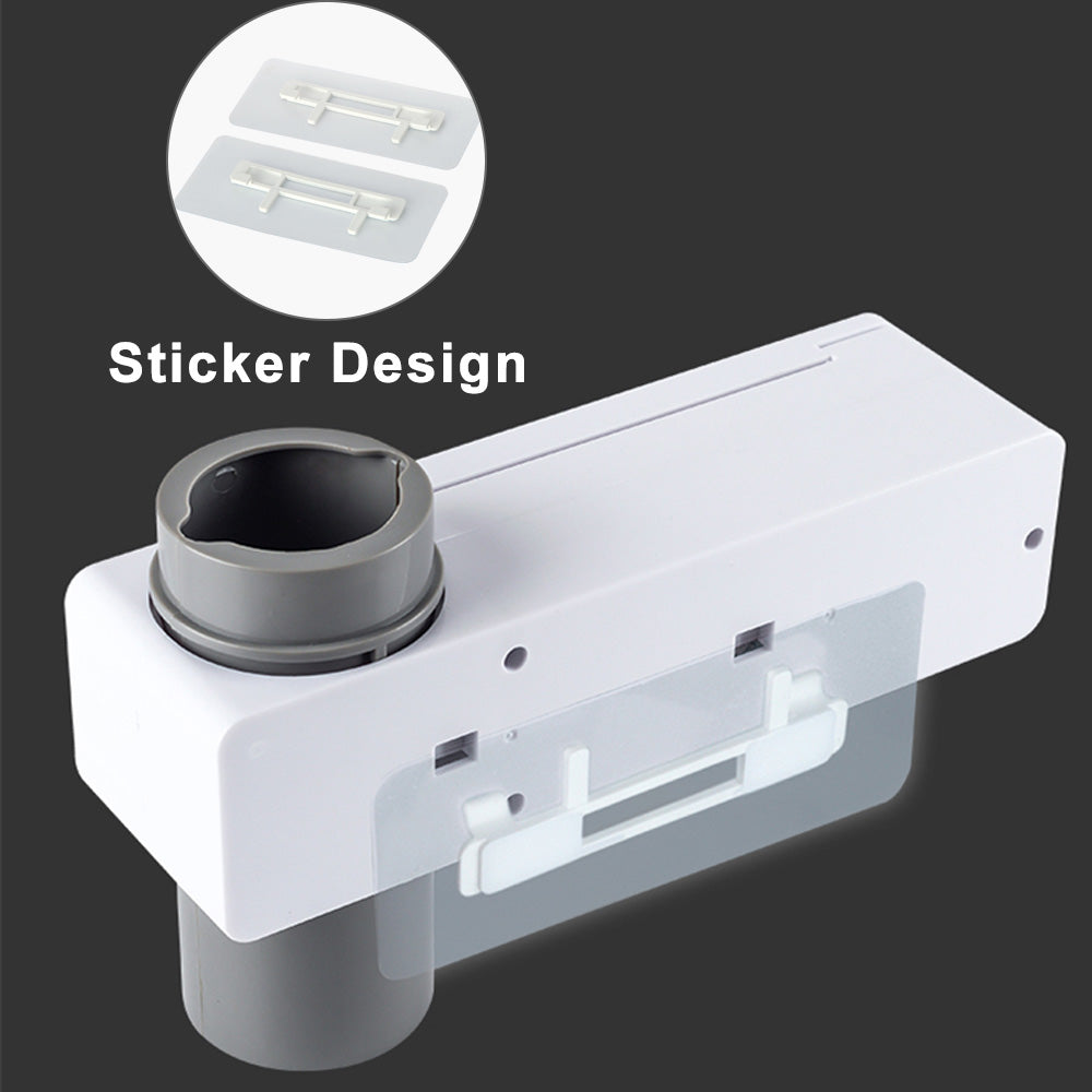UV Toothbrush Sterilizer with Automatic Toothpaste Dispenser & Holder – Wall-Mounted, 3-in-1