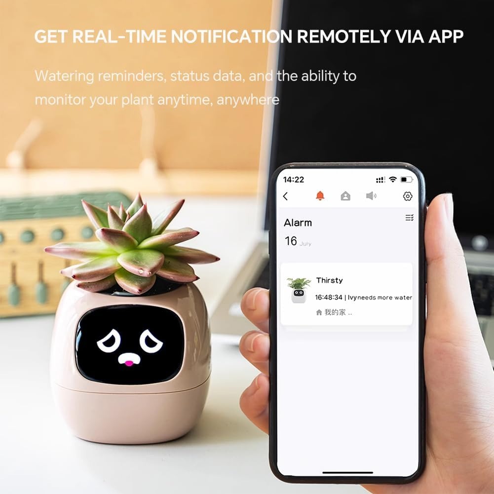 Smart Plant Pot with App Control and LCD Display