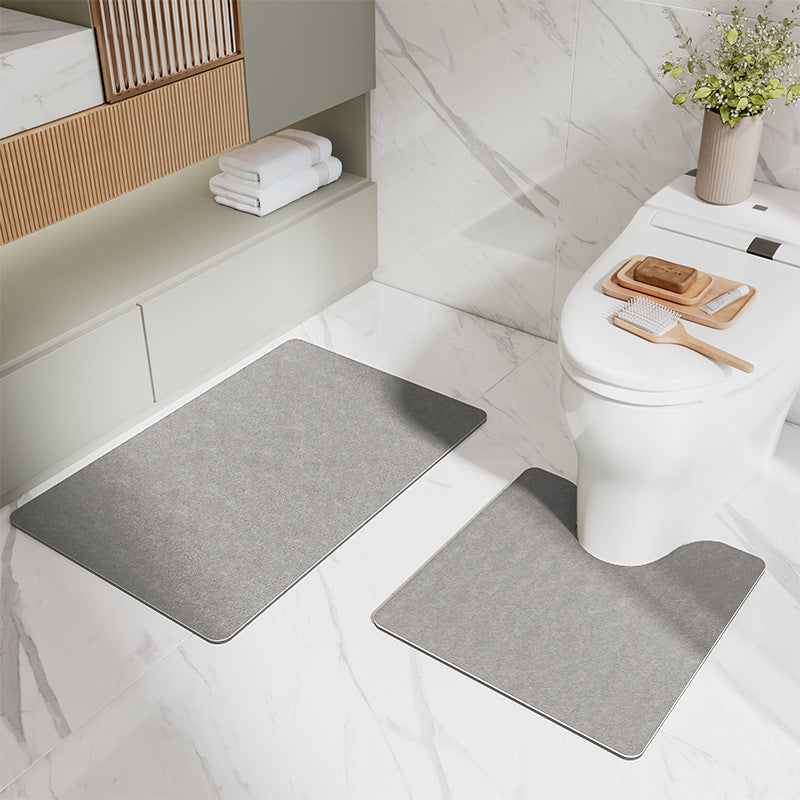 2-Piece Bathroom Floor Mat Set