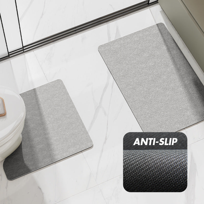 2-Piece Bathroom Floor Mat Set