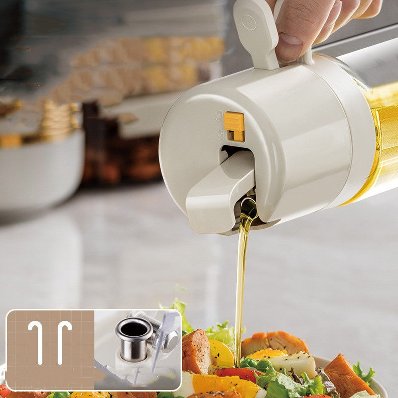 550ml Dual-Function Oil Sprayer and Pourer Bottle