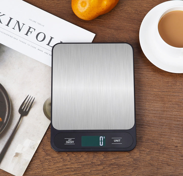 Black Slim Digital Kitchen Scale