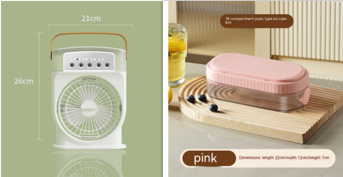 Portable USB Air Cooler with 5-Spray System