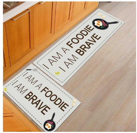 Non-Slip Washable Floor Mat – Oil-Proof Household Rug for Bathroom, Kitchen & Entryway