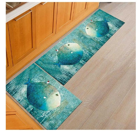 Non-Slip Washable Floor Mat – Oil-Proof Household Rug for Bathroom, Kitchen & Entryway