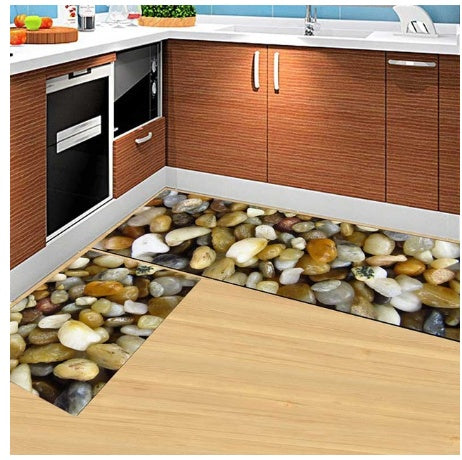 Non-Slip Washable Floor Mat – Oil-Proof Household Rug for Bathroom, Kitchen & Entryway