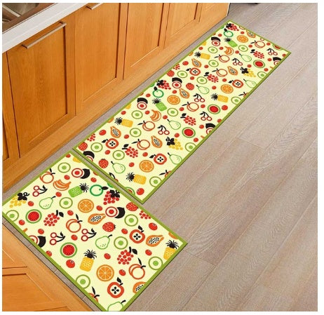 Non-Slip Washable Floor Mat – Oil-Proof Household Rug for Bathroom, Kitchen & Entryway