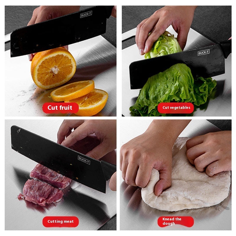 Stainless Steel Anti-Mold Cutting Board – Heavy-Duty Chopping Surface for Meat, Veggies & More