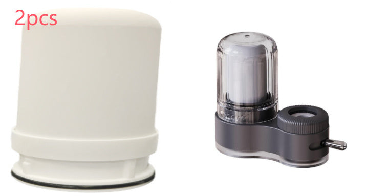 Kitchen Faucet Water Purifier with Chlorine Removal – ABS Filtration System, White