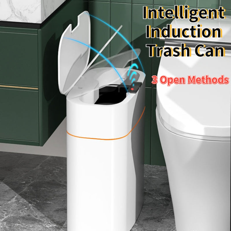 Smart Automatic Trash Can with Sensor Lid – Touch-Free, UV Sterilisation, Odour Control for Kitchen, Bedroom & Office