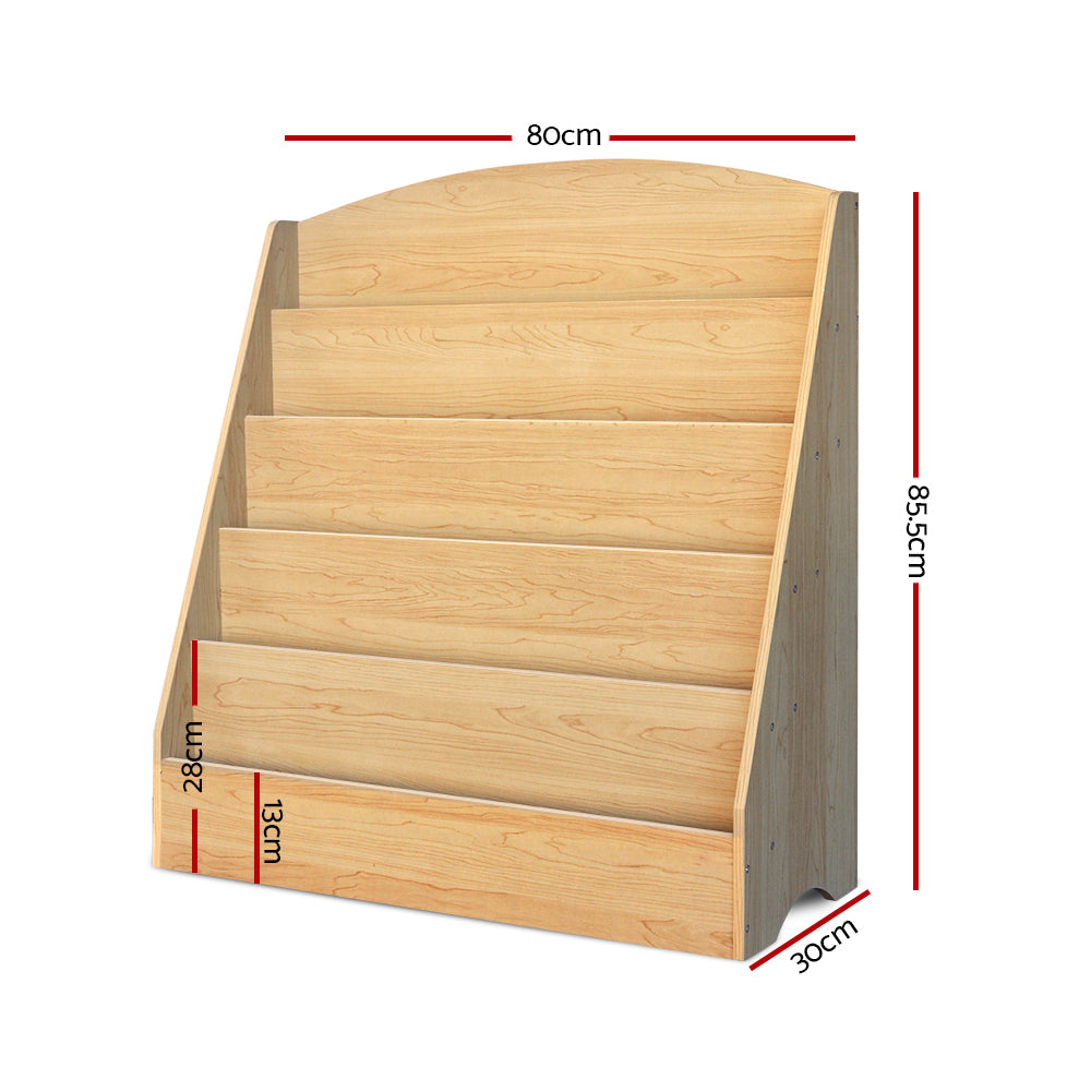 Keezi 5-Tier Kids Bookshelf