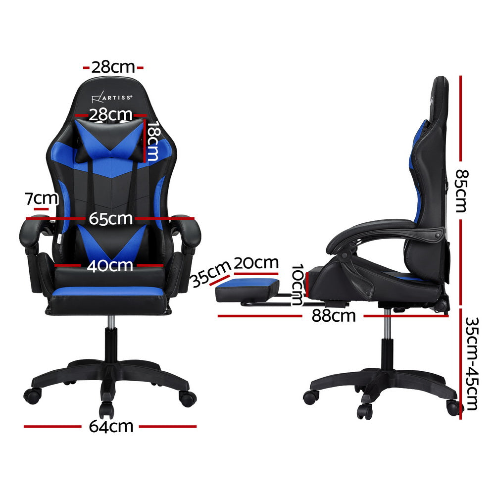 6-Point Massage Gaming Office Chair