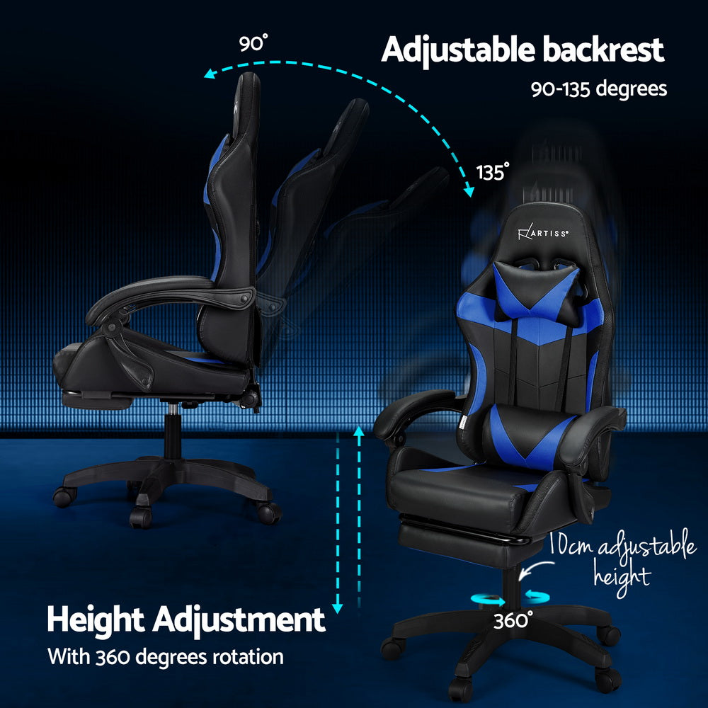 6-Point Massage Gaming Office Chair