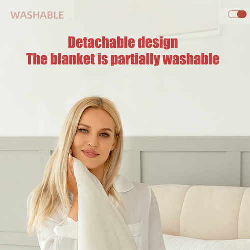 Double-Sided Heated Electric Throw Blanket