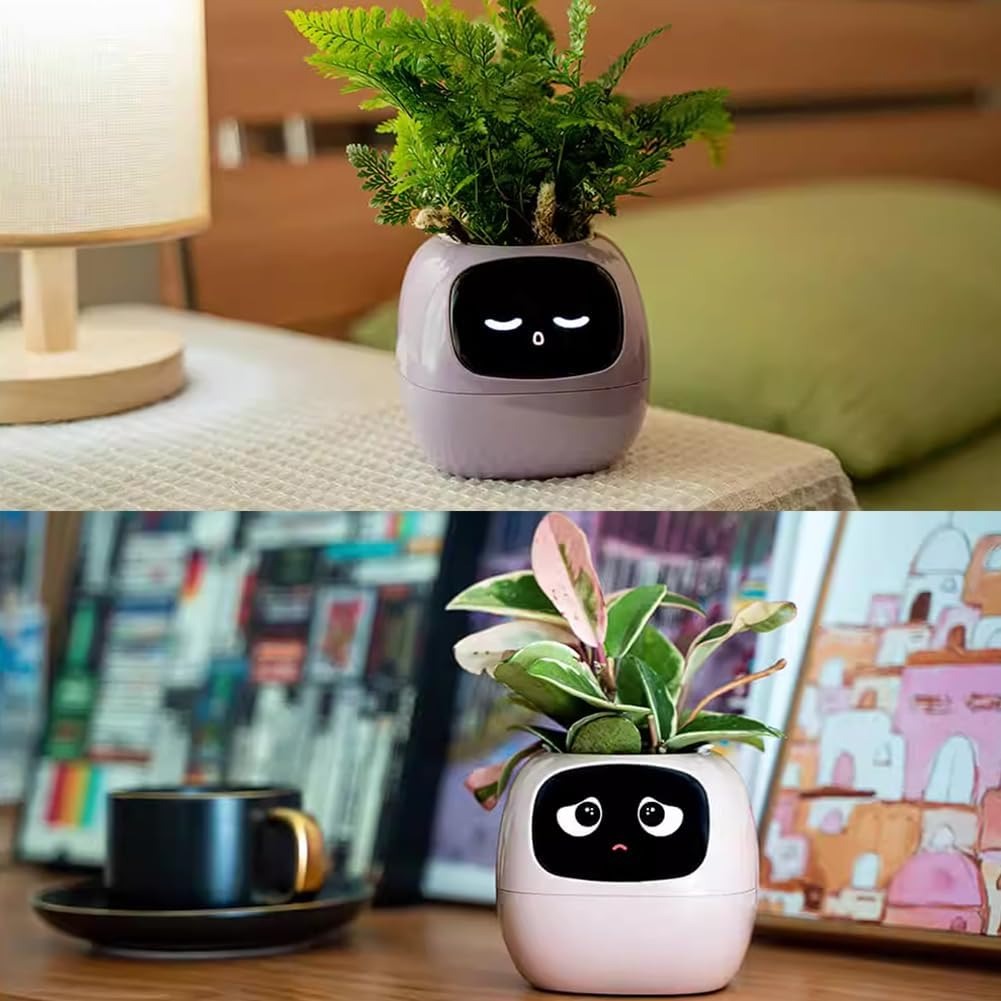 Smart Plant Pot with App Control and LCD Display