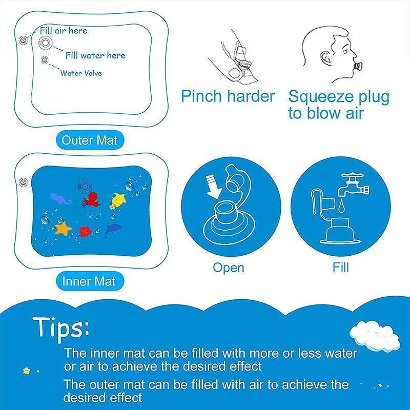 Portable Tummy Time Water Mat