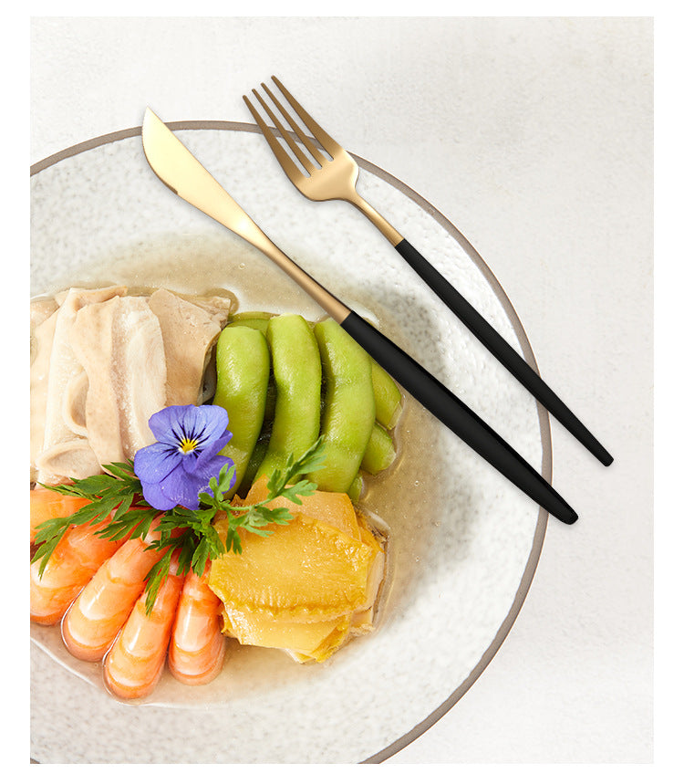 Premium 24-Piece Stainless Steel Cutlery Set