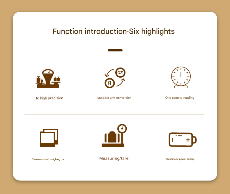 Black Slim Digital Kitchen Scale