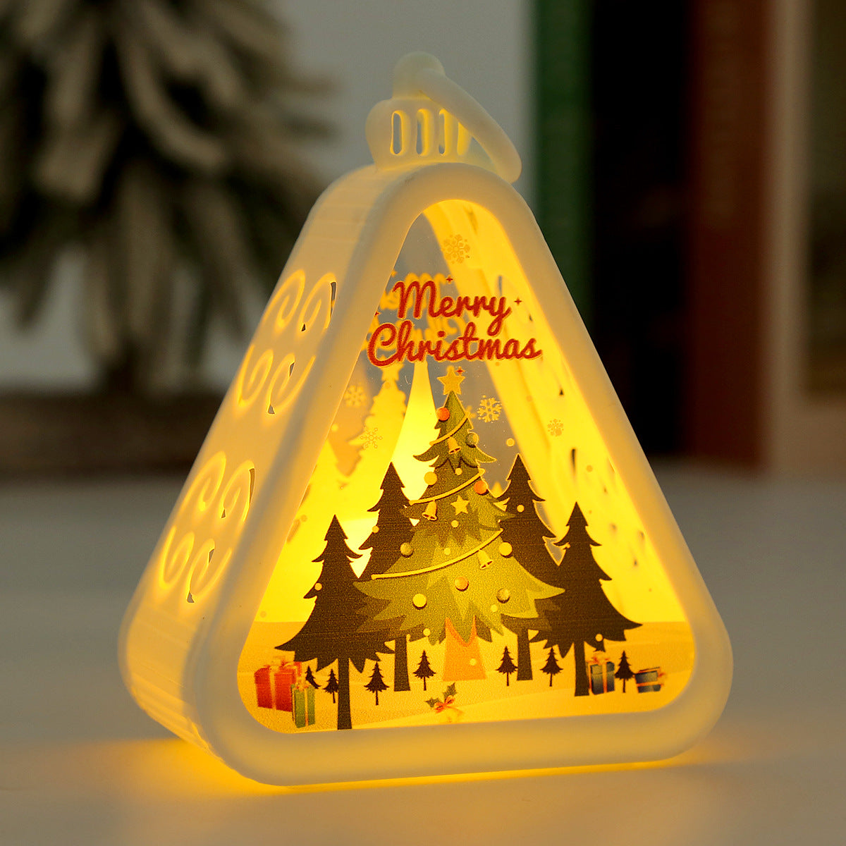 White Christmas Tree LED Mini Lanterns