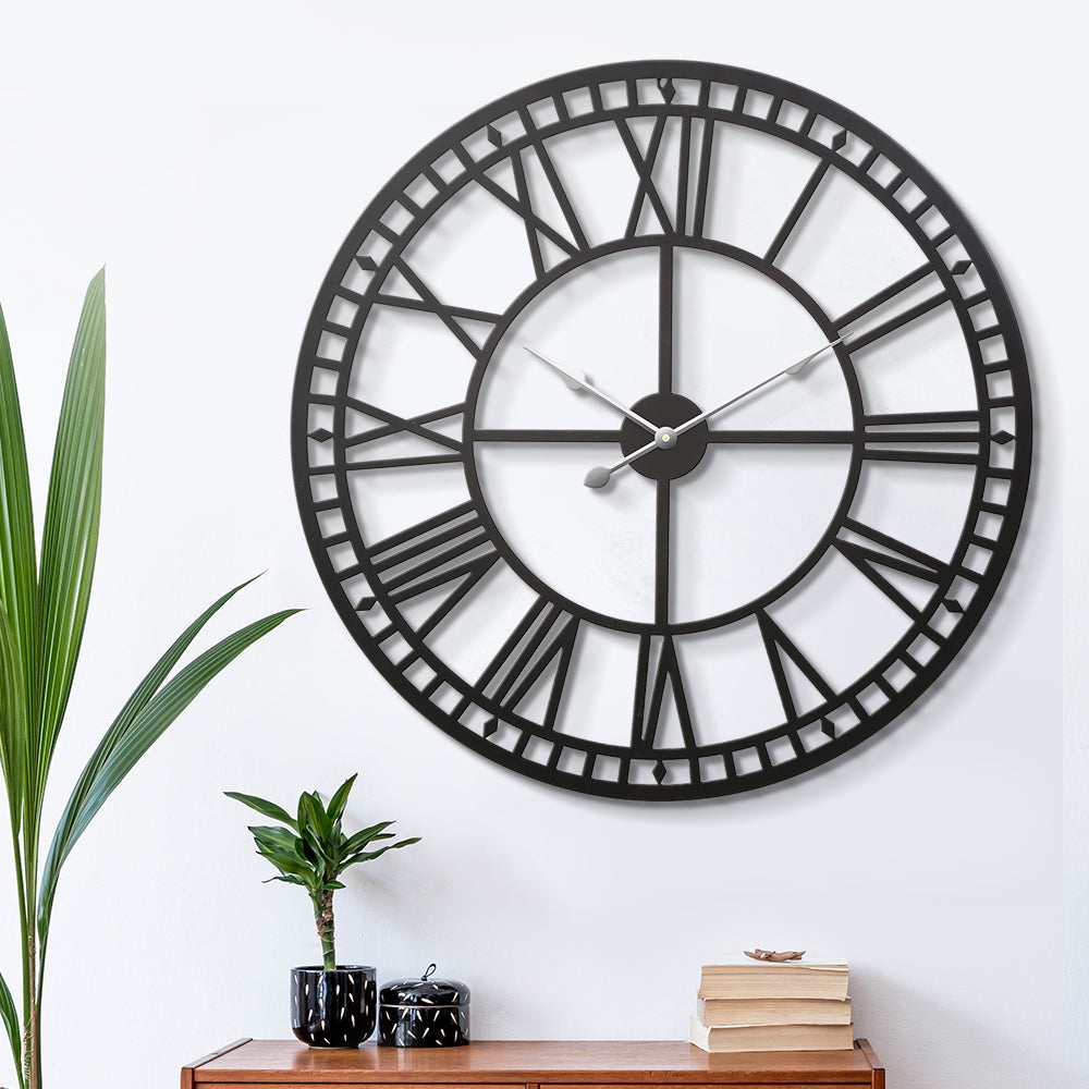Artiss 80cm Large Metal Wall Clock