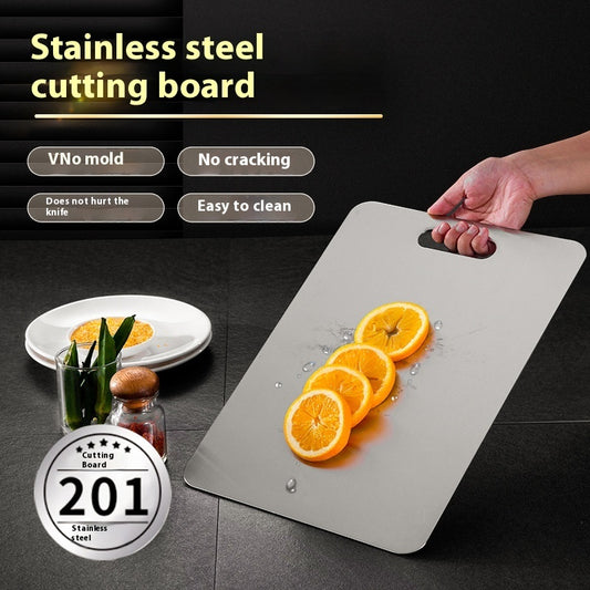 Stainless Steel Anti-Mold Cutting Board – Heavy-Duty Chopping Surface for Meat, Veggies & More