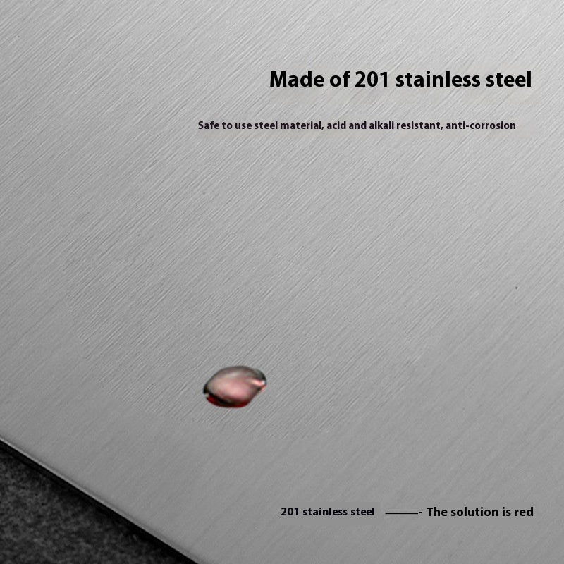 Stainless Steel Anti-Mold Cutting Board – Heavy-Duty Chopping Surface for Meat, Veggies & More