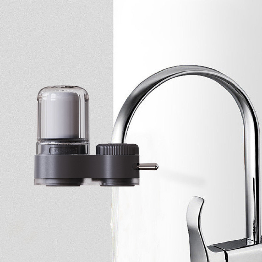 Kitchen Faucet Water Purifier with Chlorine Removal – ABS Filtration System, White