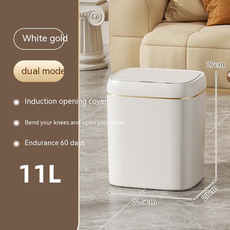Smart Automatic Trash Can with Sensor Lid – Touch-Free, UV Sterilisation, Odour Control for Kitchen, Bedroom & Office